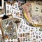 Vintage Aesthetic Washi Stickers & Ephemera Book – 40 Sheets Forest Nature Scrapbooking Paper Set with Animal & Botanical Designs for Journaling, Junk Journals & DIY Crafts